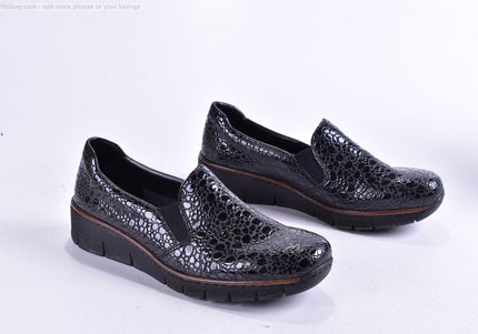 Rieker Damen Halbschuhe Slipper Ballerinas EUR 37 Nr. 25-F 1473-Schuh-Gebraucht-secondhand