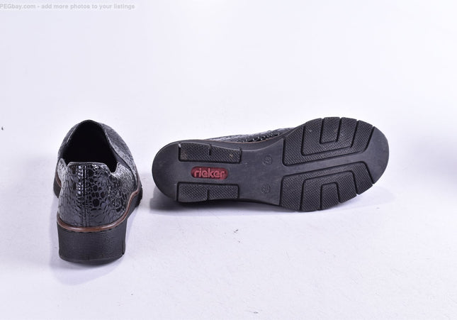Rieker Damen Halbschuhe Slipper Ballerinas EUR 37 Nr. 25-F 1473-Schuh-Gebraucht-secondhand
