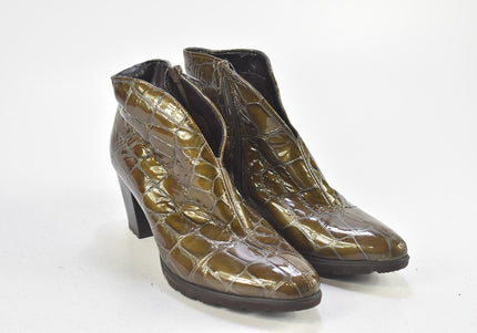 Via Milano Damen Stiefelette Boots UK 4 Nr. 24-F 1285-Schuh-Gebraucht-secondhand