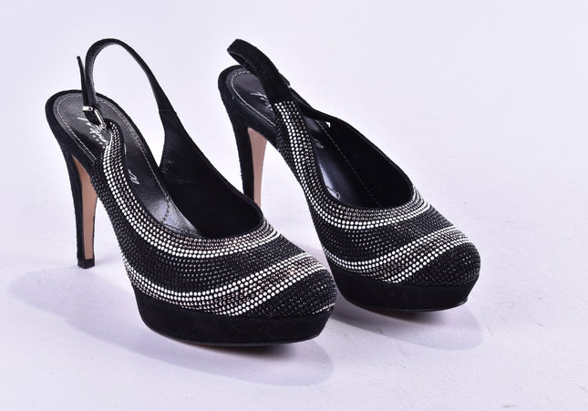 Franco Russo Damen Sandale Sandalette EUR 36 Nr. 24-SD 1597-Schuh-Gebraucht-secondhand