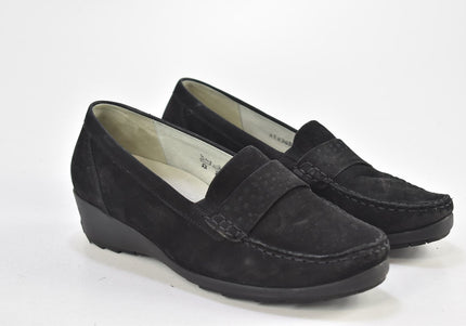 Waldläufer Damen Halbschuhe Slipper Ballerinas UK 6,5 Nr. 23-A 3783-Schuh-Gebraucht-secondhand