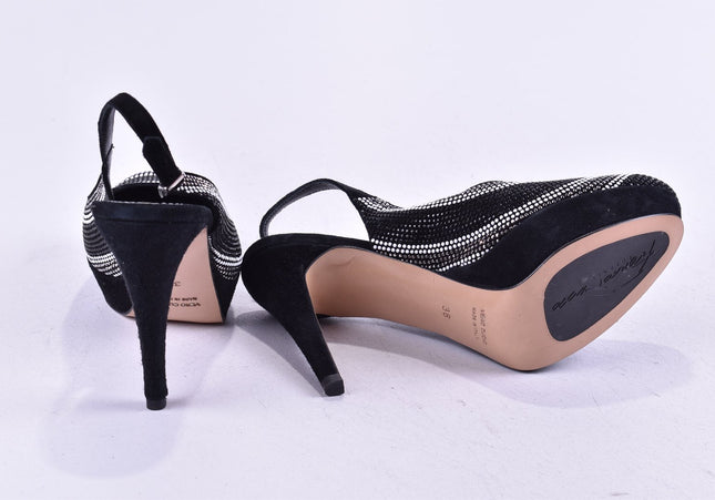Franco Russo Damen Sandale Sandalette EUR 36 Nr. 24-SD 1597-Schuh-Gebraucht-secondhand