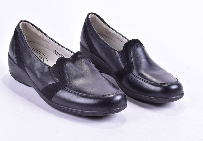 Waldläufer Damen Halbschuhe Slipper Ballerinas UK 5,5 Nr. 24-Y 4392-Schuh-Gebraucht-secondhand