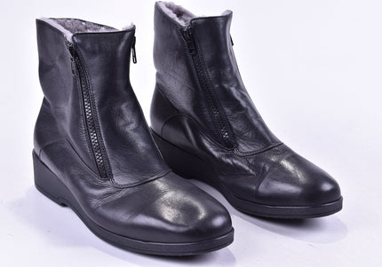 Damen Stiefelette Boots UK 7,5 Nr. 24-J 4489-Schuh-Gebraucht-secondhand