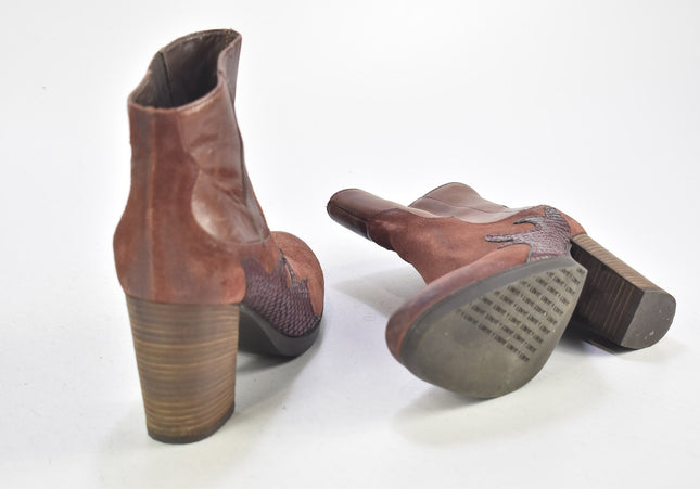 Janet&Janet Damen Stiefelette Boots EUR 38 Nr. 24-M 5172-Schuh-Gebraucht-secondhand