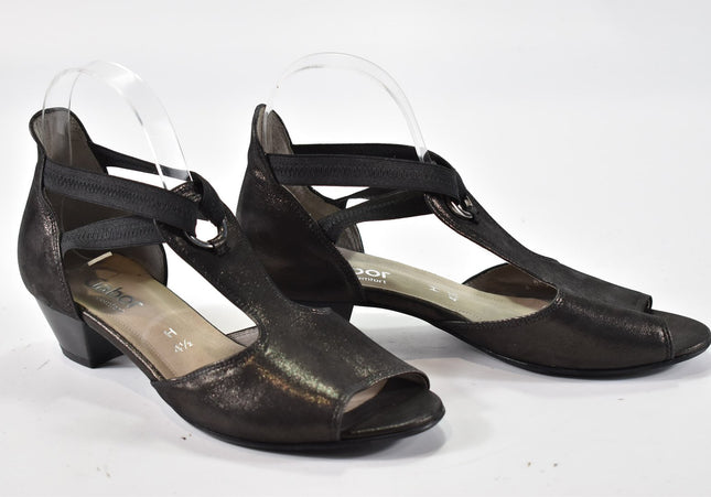 Gabor Damen Sandale Sandalette UK 4,5 Nr. 24-SD 1433-Schuh-Gebraucht-secondhand