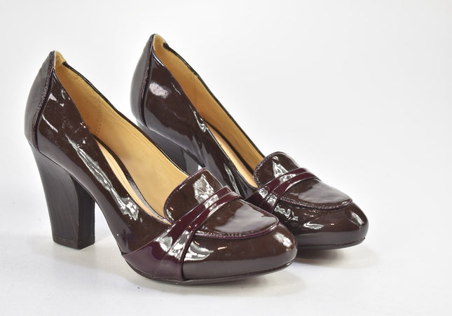 Clarks Damen Pumps High Heels UK 4 Nr. 23-A 3354-Schuh-Gebraucht-secondhand