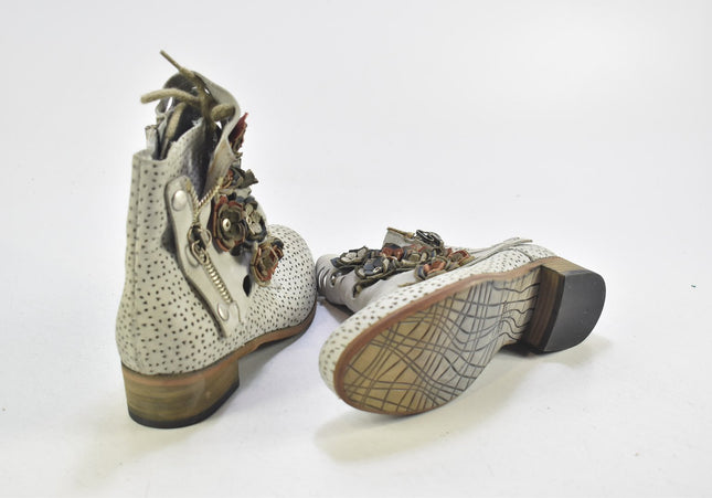 Biondini Damen Stiefelette Boots EUR 38 Nr. 24-B 2490-Schuh-Gebraucht-secondhand