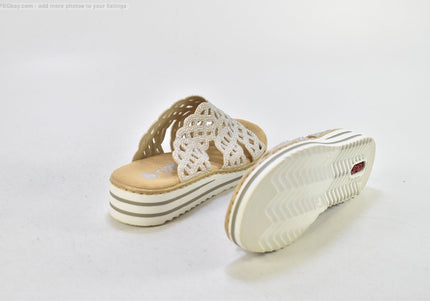 Rieker  Damen Sandale Pantolette  EUR 37 Nr. 26-S 1865