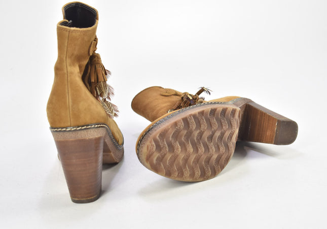 Gabor Damen Stiefelette Boots UK 4,5 Nr. 23-Z 4827-Schuh-Gebraucht-secondhand