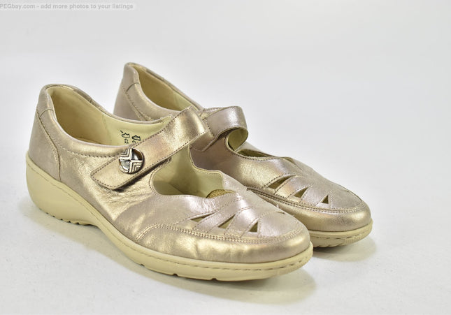 Waldläufer  Damen Halbschuhe Slipper Ballerinas  UK 7,5 Nr. 26-J 1055