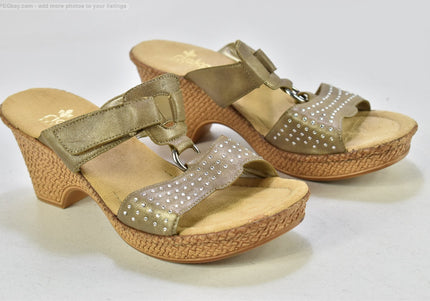 Rieker Damen Sandale Pantolette EUR 40 Nr. 25-S 4107-SchuhGebraucht
