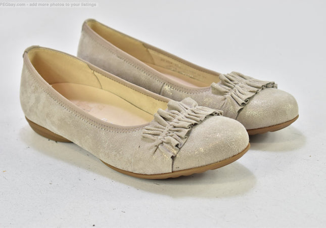 Gabor Damen Halbschuhe Slipper Ballerinas UK 7 Nr. 25-Z 1376-SchuhGebraucht