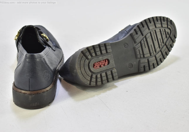 Rieker  Damen Halbschuhe Slipper Ballerinas  EUR 39 Nr. 26-G 1642