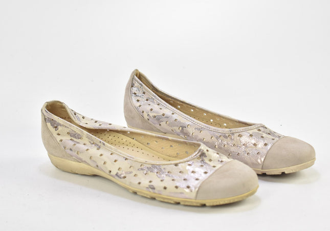 Gabor Damen Halbschuhe Slipper Ballerinas UK 5 Nr. 23-Y 587-Schuh-Gebraucht-secondhand