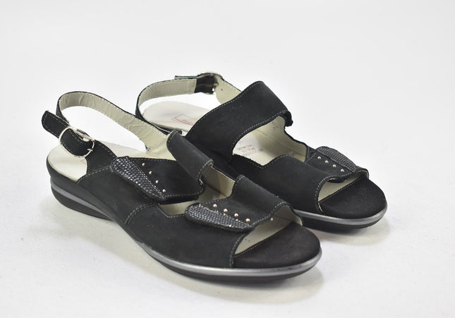 Medicus Damen Sandale Sandalette UK 5,5 Nr. 24-SD 2986-Schuh-Gebraucht-secondhand