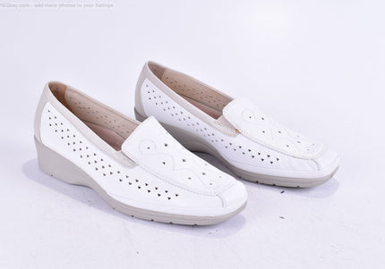 Medicus Damen Halbschuhe Slipper Ballerinas UK 6,5 Nr. 25-F 3000-Schuh-Gebraucht-secondhand