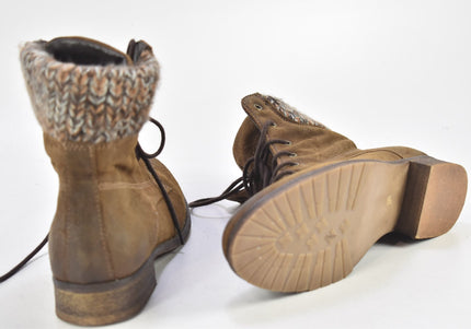 Poelman Damen Stiefelette Boots EUR 39 Nr. 23-A 2898-Schuh-Gebraucht-secondhand