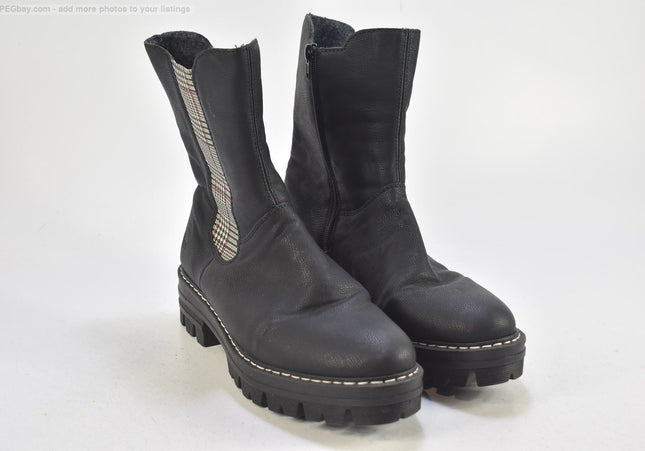 Rieker Damen Stiefelette Boots EUR 42 Nr. 24-B 5219-Schuh-Gebraucht-secondhand