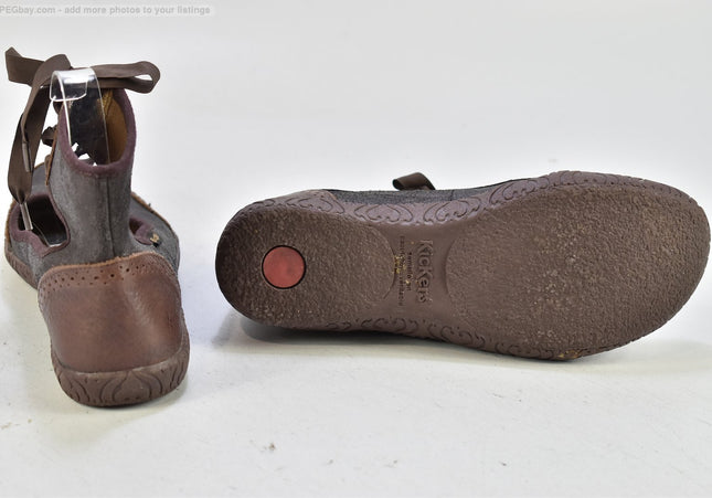 Kickers Damen Halbschuhe Slipper Ballerinas EUR 37 Nr. 25-Y 898-SchuhGebraucht
