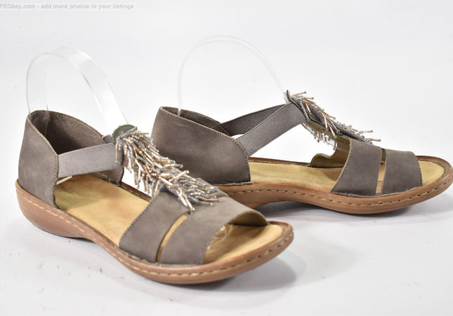 Rieker  Damen Sandale Sandalette  EUR 38 Nr. 25-S 4848