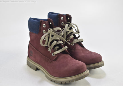 Timberland 6 inch premium Damen Stiefelette Boots EUR 39,5 Nr.24-B 5037-Schuh-Gebraucht-secondhand