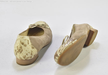 Hassia Fermo Damen Halbschuhe Slipper Ballerinas  UK 6 Nr. 25-F 2139