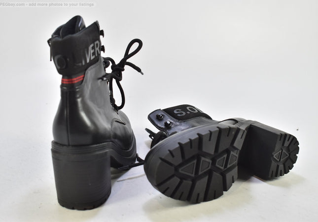 S. Oliver  Damen Stiefel Stiefelette Boots  Gr. 38 Nr. 26-B 2400