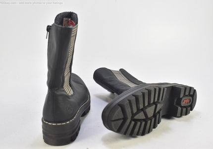 Rieker Damen Stiefelette Boots EUR 42 Nr. 24-B 5219-Schuh-Gebraucht-secondhand