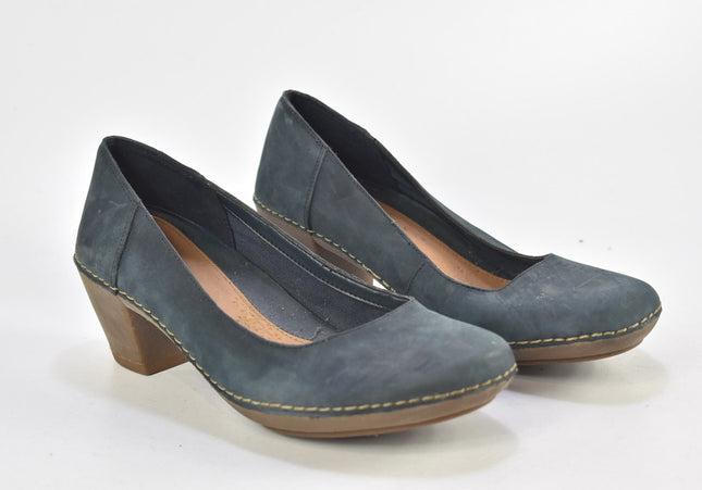 Clarks Damen Pumps High Heels UK 7 Nr. 23-A 961-Schuh-Gebraucht-secondhand
