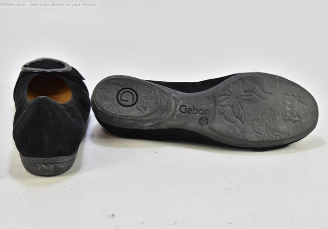 Gabor Damen Halbschuhe Slipper Ballerinas UK 4 Nr. 25-Y 899-SchuhGebraucht