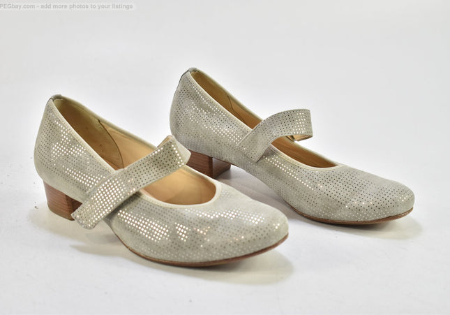 Hassia Damen Pumps High Heels UK 4,5 Nr. 25-M 3520-Schuh-Gebraucht-secondhand
