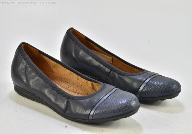 Gabor Damen Halbschuhe Slipper Ballerinas UK 4 Nr. 25-Y 900-SchuhGebraucht