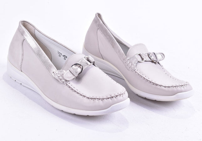 Waldläufer Damen Halbschuhe Slipper Ballerinas UK 7,5 Nr. 24-Y 4401-Schuh-Gebraucht-secondhand
