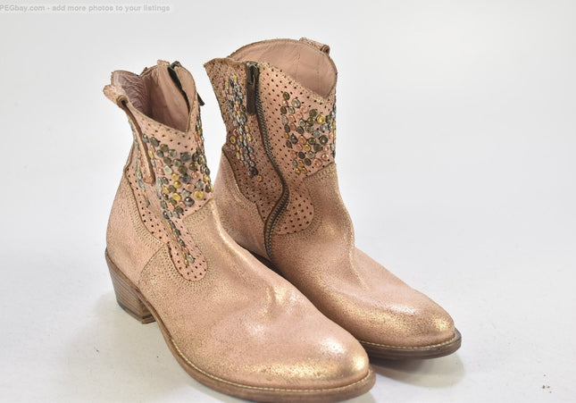 Corvari Damen Stiefelette Boots EUR 37,5 Nr. 24-B 5328-Schuh-Gebraucht-secondhand
