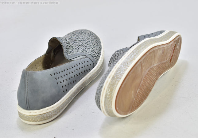 Rieker Damen Halbschuhe Slipper Ballerinas EUR 42 Nr. 25-Z 1381-SchuhGebraucht