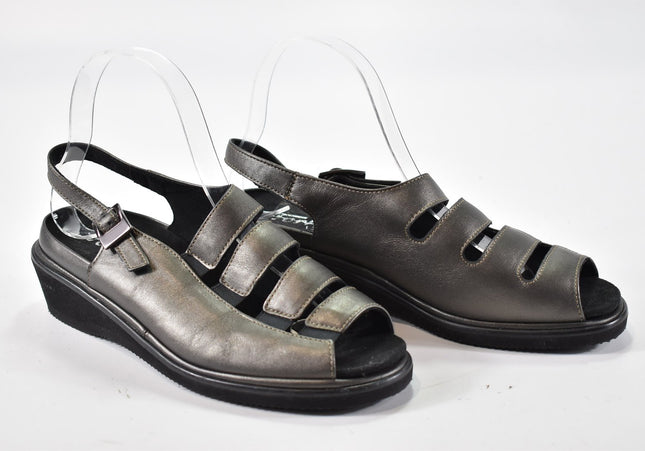 Fortuna Vario Damen Sandale Sandalette SL 24,5 cm Nr. 24-SD 1441-Schuh-Gebraucht-secondhand