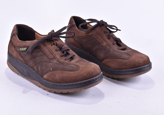 Sano Mephisto Herren Halbschuhe Freizeitschuhe UK 7 Nr. 24-M 744-Schuh-Gebraucht-secondhand