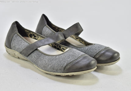 Rieker  Damen Halbschuhe Slipper Ballerinas  EUR 39 Nr. 26-J 1062