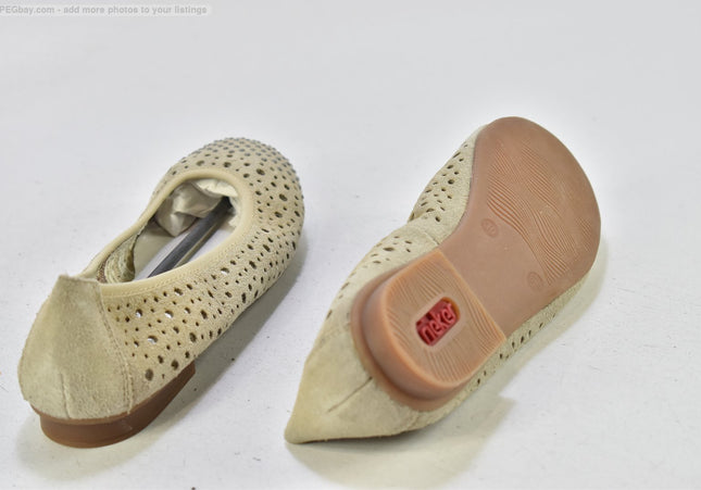 Rieker Damen Halbschuhe Slipper Ballerinas EUR 39 Nr. 25-Z 1382-SchuhGebraucht