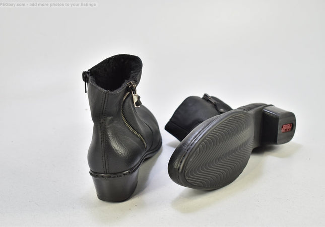 Rieker Damen Stiefelette Boots EUR 38 Nr. 25-B 761-gebrauchte schuhe-second hand-SchuhGebraucht