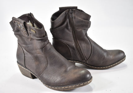 Rieker Damen Stiefelette Boots EUR 38 Nr. 24-F 2822-Schuh-Gebraucht-secondhand