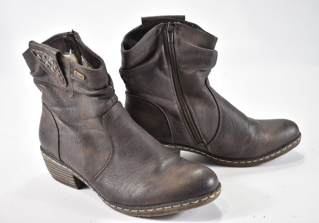 Rieker Damen Stiefelette Boots EUR 38 Nr. 24-F 2822-Schuh-Gebraucht-secondhand
