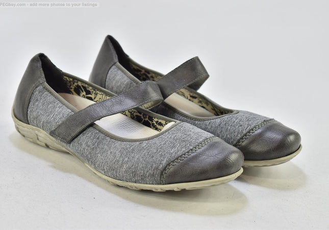 Rieker  Damen Halbschuhe Slipper Ballerinas  EUR 39 Nr. 26-J 1062