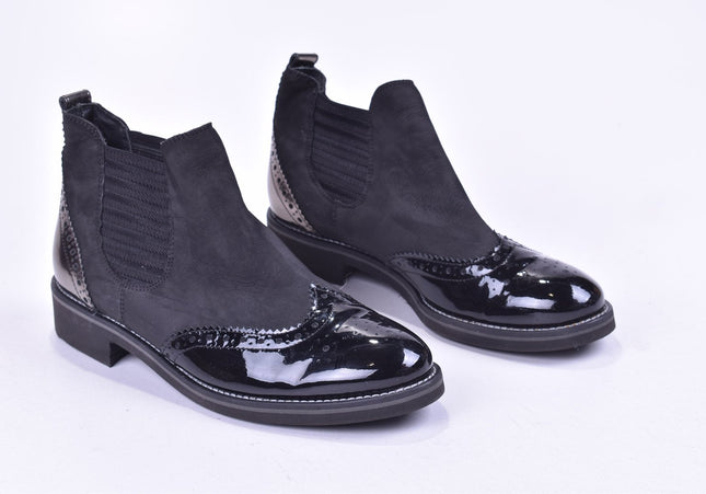Paul Green Damen Stiefelette Boots UK 5,5 Nr. 23-A 1523-Schuh-Gebraucht-secondhand