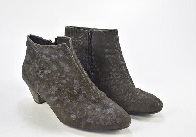 Think Damen Stiefelette Boots EUR 39,5 Nr. 24-M 5182-Schuh-Gebraucht-secondhand