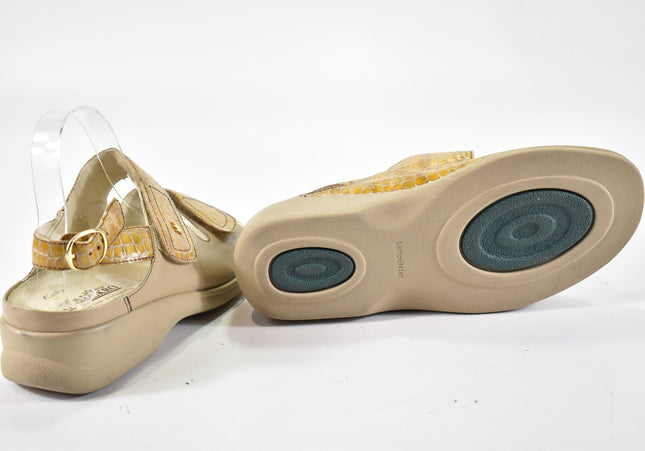 Goldkrone Damen Sandale Sandalette UK 7,5 Nr. 24-SD 1442-Schuh-Gebraucht-secondhand