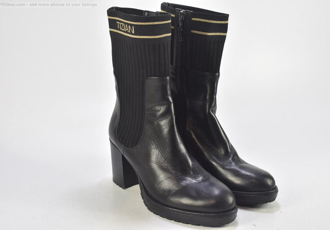 Tizian Damen Stiefelette Boots EUR 38 Nr. 24-B 4687-Schuh-Gebraucht-secondhand