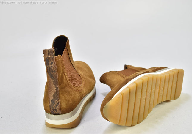 Gabor Damen Stiefelette Boots UK 4 Nr. 25-B 762-gebrauchte schuhe-second hand-SchuhGebraucht