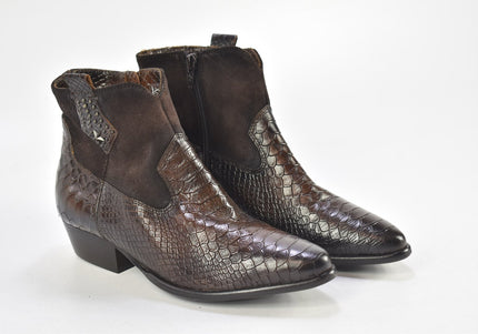 Omoda Damen Stiefelette Boots EUR 37 Nr. 23-A 3364-Schuh-Gebraucht-secondhand